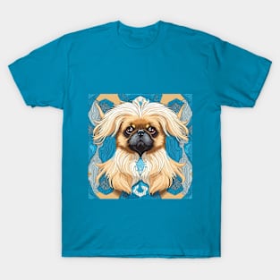 Mural Pekingese T-Shirt